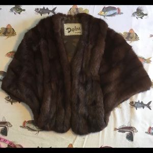 Vintage Mink Shrug by Duplers Furs